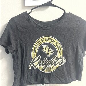 UCF Knights Gray Crop Top